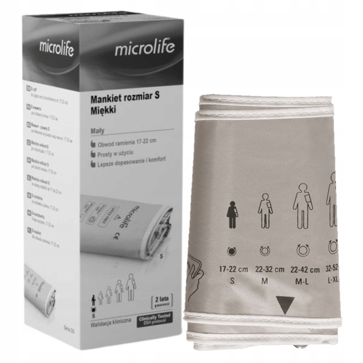 Microlife mankiet do ciśnieniomierza rękaw dziecięcy /S/ 17-22cm
