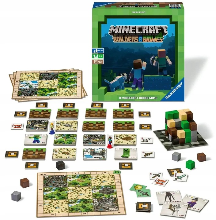 Gra planszowa Ravensburger Minecraft Builders&Biomes