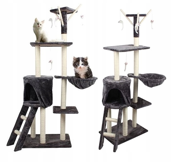 Drapak dla kota drzewo legowisko Domek 138cm F014