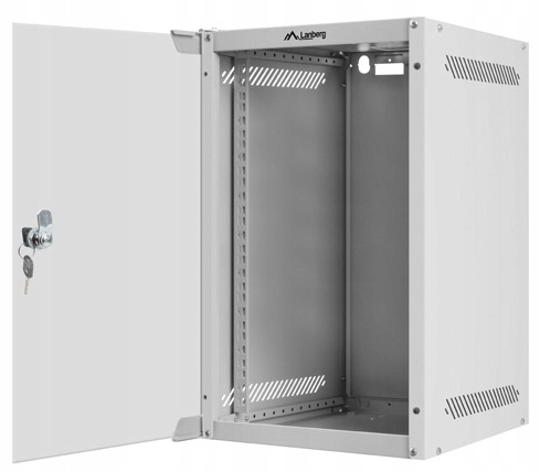 9U Szafa RACK wisząca 10" szary Lanberg