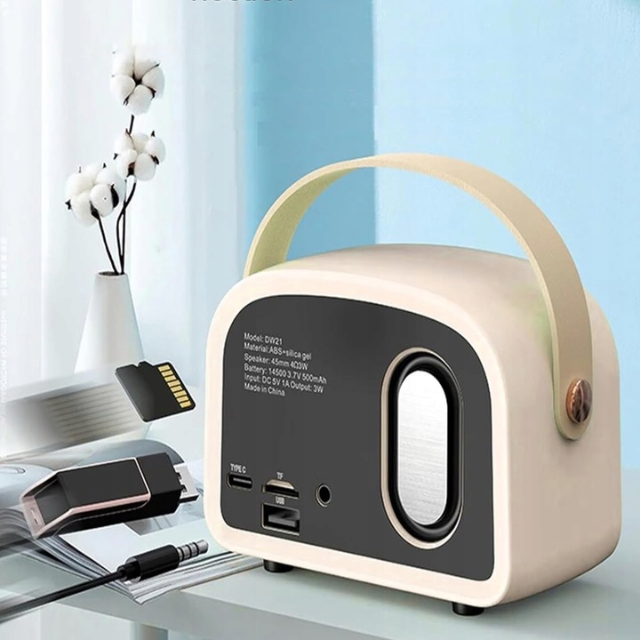 PRZENOŚNE KUCHENNE RADIO FM BLUETOOTH RETRO USB SD AUX MP3 NA