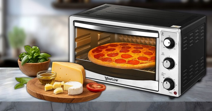 MINI PIEKARNIK PIECYK ELEKTRYCZNY Z TERMOOBIEGIEM DO PIECZENIA 25L