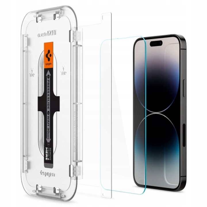 Szkło Hartowane Spigen EZ Fit do Apple iPhone 14 Pro Max Clear 2 szt.