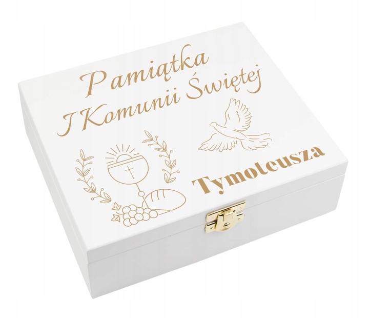 BIBLIA NA KOMUNIĘ NA CHRZEST PAMIĄTKA Z GRAWEREM