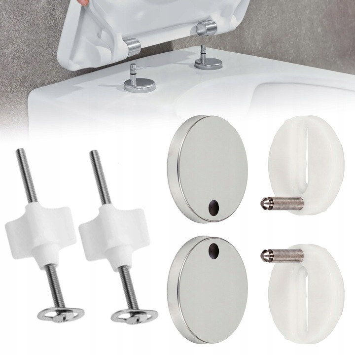 MOCOWANIE DO DESKI WC SEDESOWEJ KLOZETOWEJ ŚRUBY UCHWYTY SOLIDNE