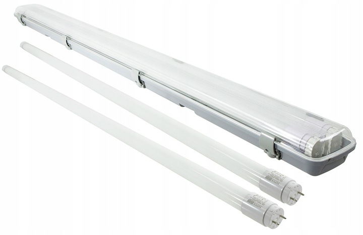 4x Oprawa hermetyczna lampa 120cm + Świetlówki LED