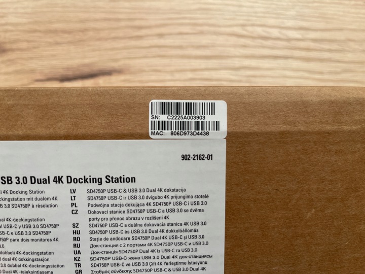 Stacja dokująca KENSINGTON SD4750P USB-C Dual 4K (K39105EU)