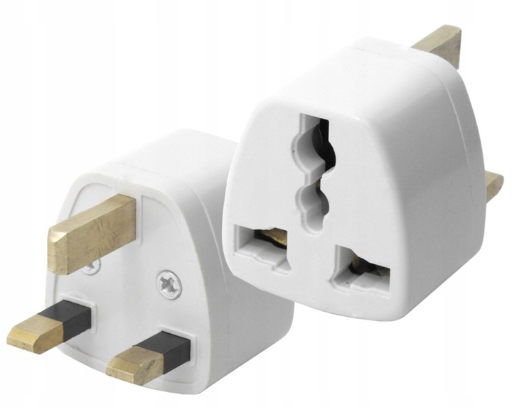 4x Przejściówka Angielska Adapter Polska Anglia Wtyczka typ G EU UK