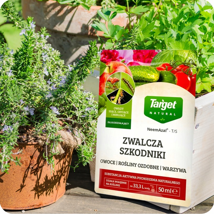 Płyn owadobójczy na ziemiórki mszyce przędziorki 50 ML Target NeemAzal