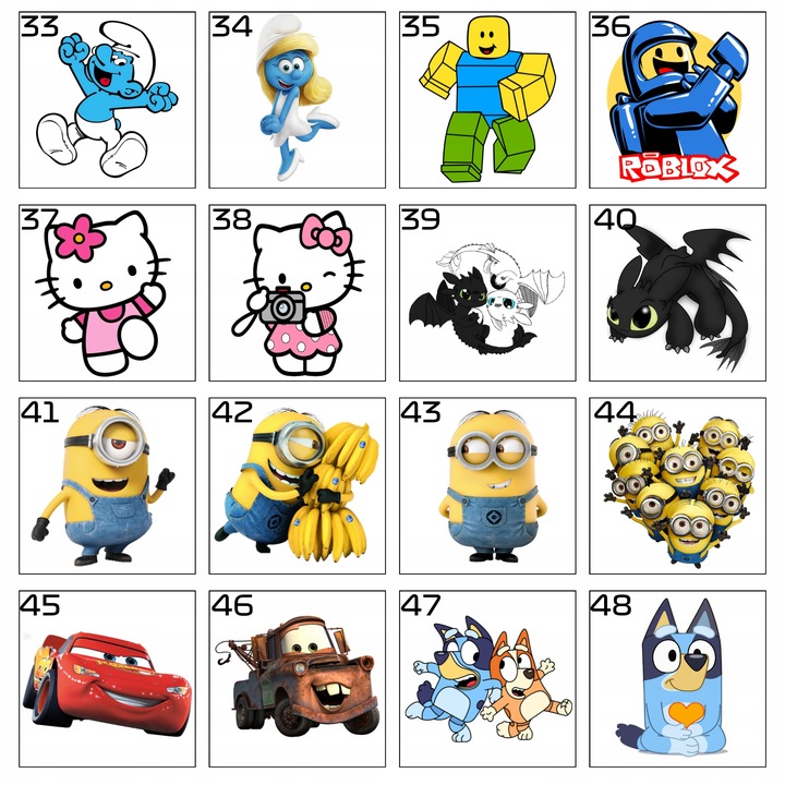 Naklejki Imienne Na Ubrania TERMO NAPRASOWANKI Imienniki METKI Zestaw 60szt