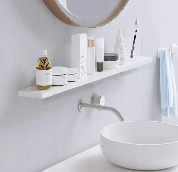 Zestaw Półek Ściennych Wiszących ARLES 30 40 50cm