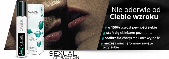 SEXUAL ATTRACTION 15ml - SILNE MĘSKIE FEROMONY