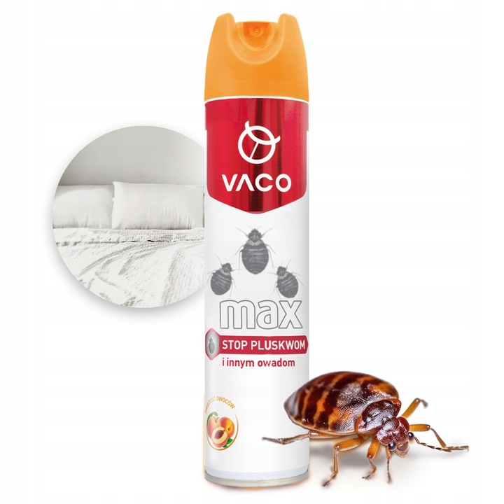 Nowy Silny Preparat na Pluskwy Środek na Pluskwy Spray 300ml VACO MAX