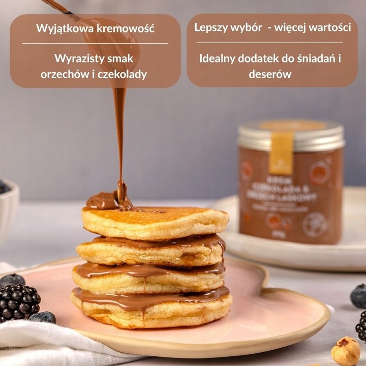 Krem czekoladowo orzechowy 200g DESEO 41% ORZECH LASKOWY MASŁO ORZECHOWE