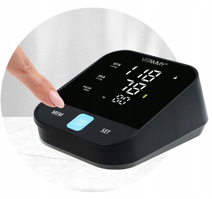 CIŚNIENIOMIERZ VITAMMY NEXT E5 MÓWI PO POLSKU ARYTMIA ETUI ZASILACZ GRATIS