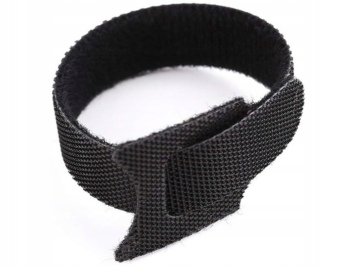 100 x OPASKA RZEP PASKI DO KABLI TAŚMA RZEPOWA WIELOKROTNEGO UŻYTKU