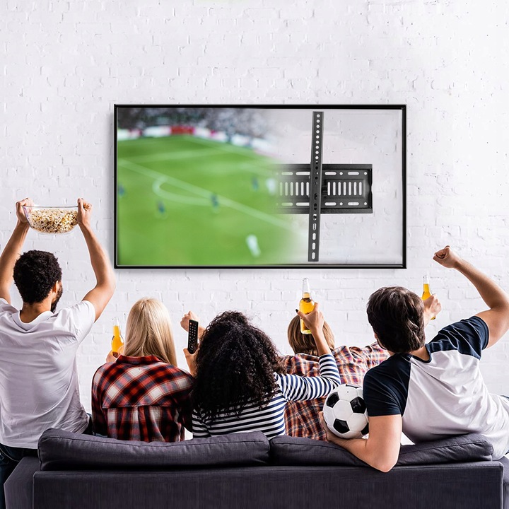 UCHWYT DO TELEWIZORA WIESZAK TV ŚCIENNY UNIWERSALNY SLIM 55KG 32-85 CALI