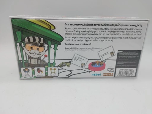 DYLEMAT WAGONIKA Imprezowa gra dla dorosłych REBEL