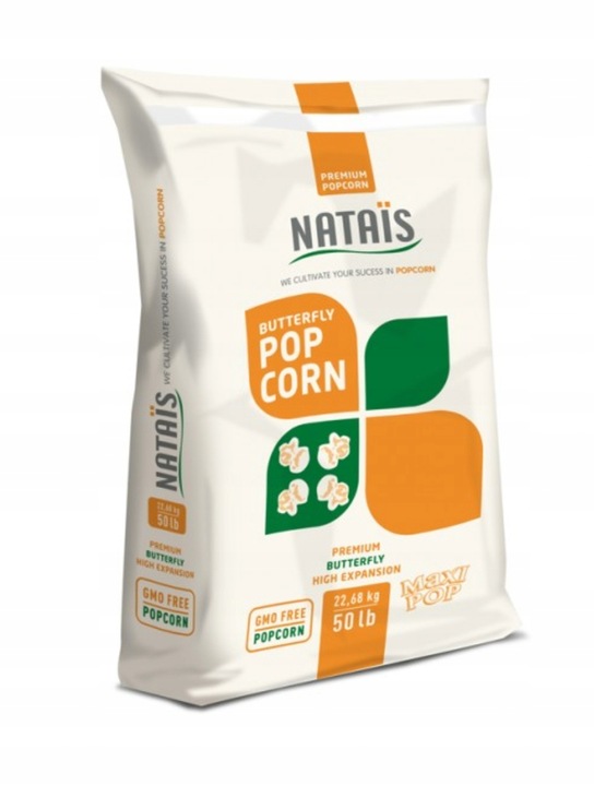 KUKURYDZA DO POPCORNU GOLD NATAIS 1KG BUTTERFLY