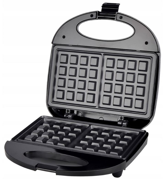 Gofrownica Esperanza BLUEBERRY czarny 1000W 2 Duże Gofry!