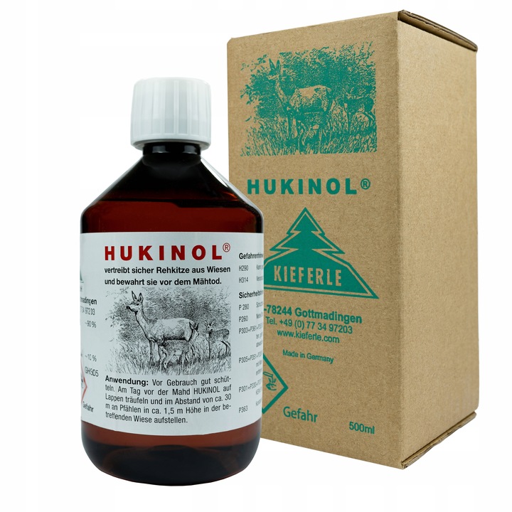 Odstraszacz na dziki, sarny HUKINOL 500ml Kieferle ORYGINALNY