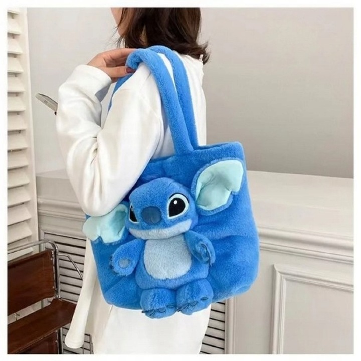 TOREBKA PLUSZAK STICH STITCH MASKOTKA PLUSZOWA TOREBECZKA NA RAMIĘ DZIECI