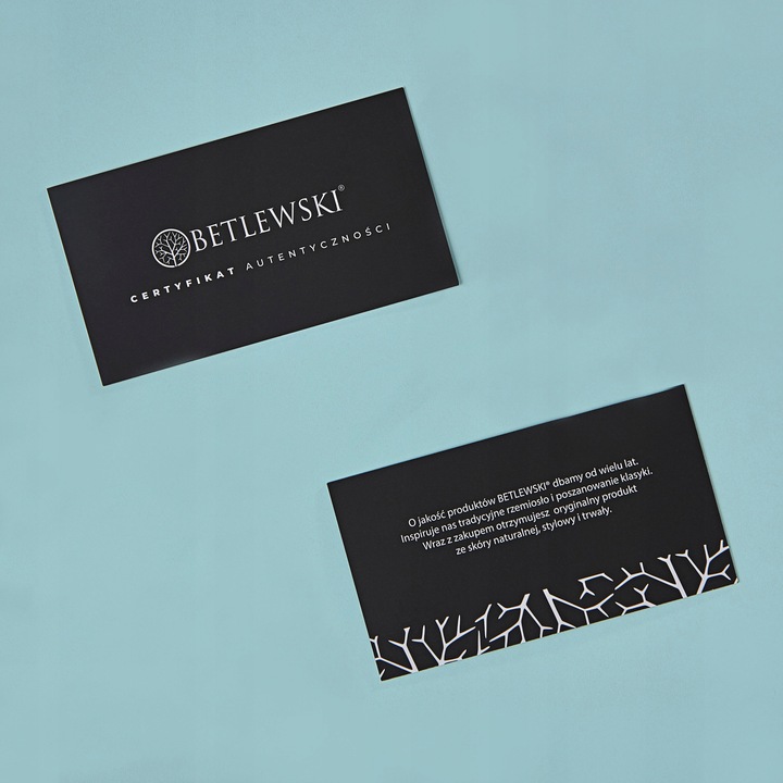 BETLEWSKI pasek skórzany męski do spodni skóra naturalna automatyczny pas