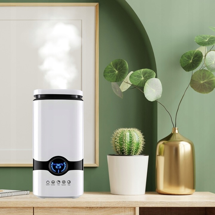 Nawilżacz powietrza AUTOMATYCZNY + AROMATERAPIA 3w1 +12 OLEJKÓW FILTR