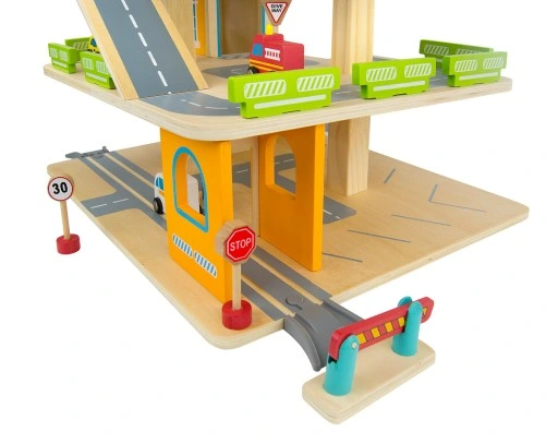 Garaż i parking 3 poziomy, auta (4) helikopter