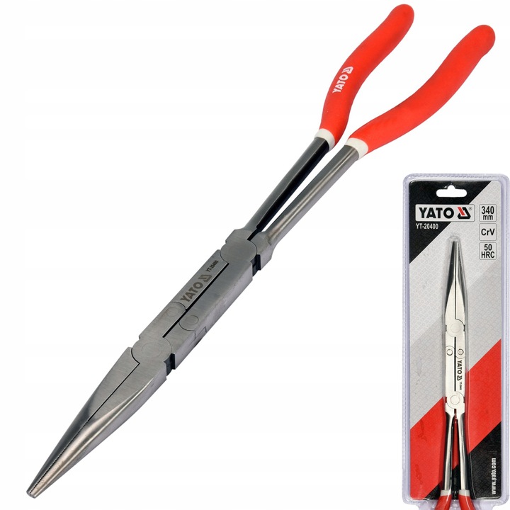 YATO SZCZYPCE WYDŁUŻONE PROSTE PRECYZYJNE 2STABILNE PRZEGUBY 340MM