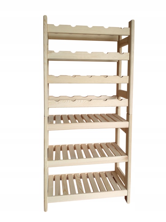 Regał sosnowy modułowy 3 półki 60x44x25 cm