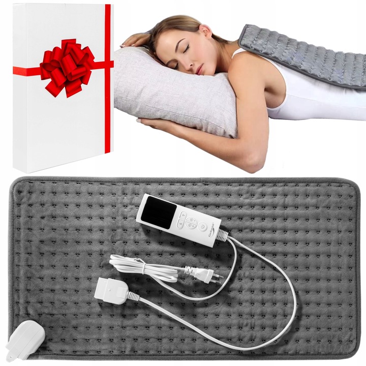 PODUSZKA ELEKTRYCZNA MATA GRZEWCZA ROZGRZEWAJĄCA TERMOFOR NA PLECY 100W