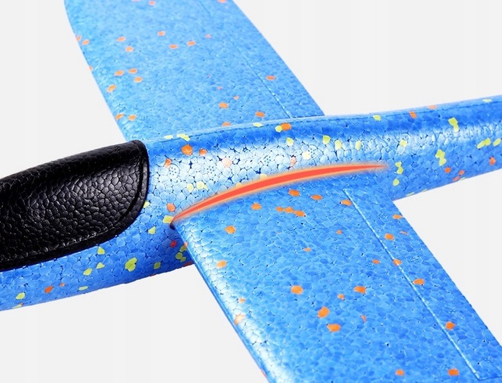 Samolot Szybowiec Styropianowy DUŻY ze Styropianu OPAKOWANIE 5 SZT- KOLORY