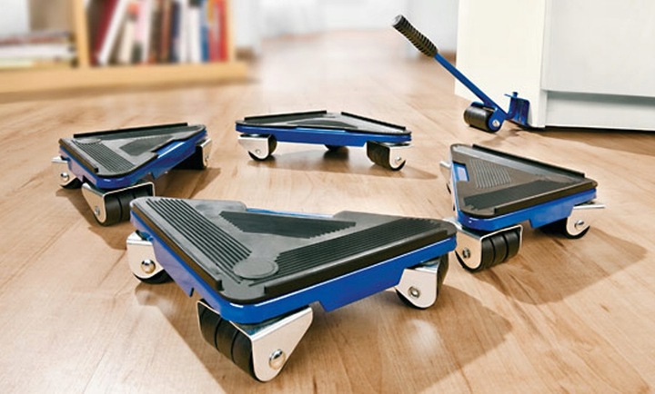 ZESTAW DO TRANSPORTU PRZESUWANIA MEBLI PODNOŚNIK