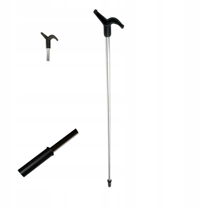 KIJ DRĄŻEK DO ZDEJMOWANIA ODZIEŻY WIESZAKÓW ALUMINIUM