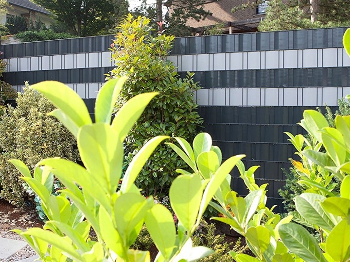 TAŚMA OGRODZENIOWA SZARA 19cmx35m OSŁONA NA OGRODZENIE PANELOWE PŁOT