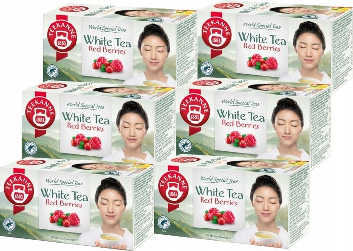 (x6) TEEKANNE Herbata White Red Berries 20tb