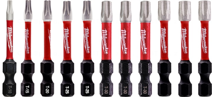 MILWAUKEE Zestaw bitów udarowych 38sztuk PH PZ TX 4932492009