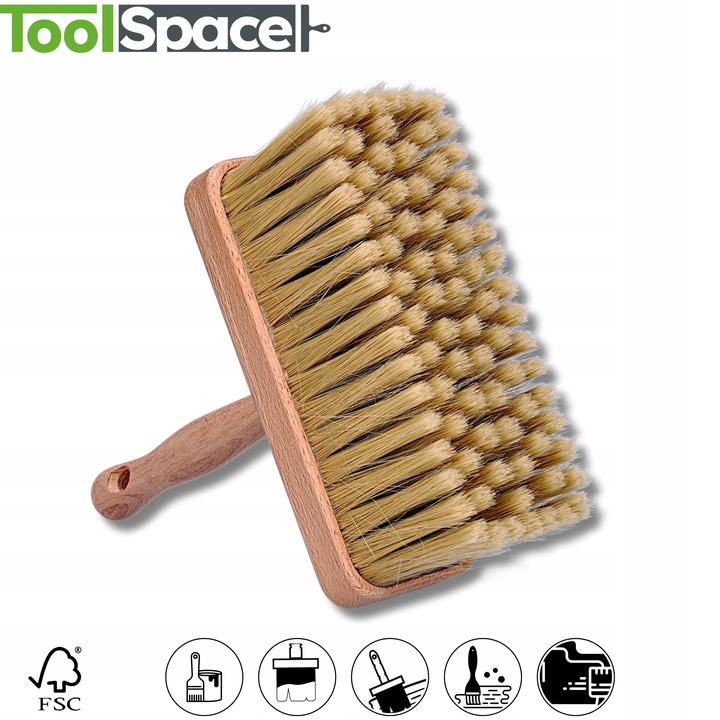 ŁAWKOWIEC 180 mm PL GĘSTY Pędzel Malarski Tapeciak 18cm CHLAPAK