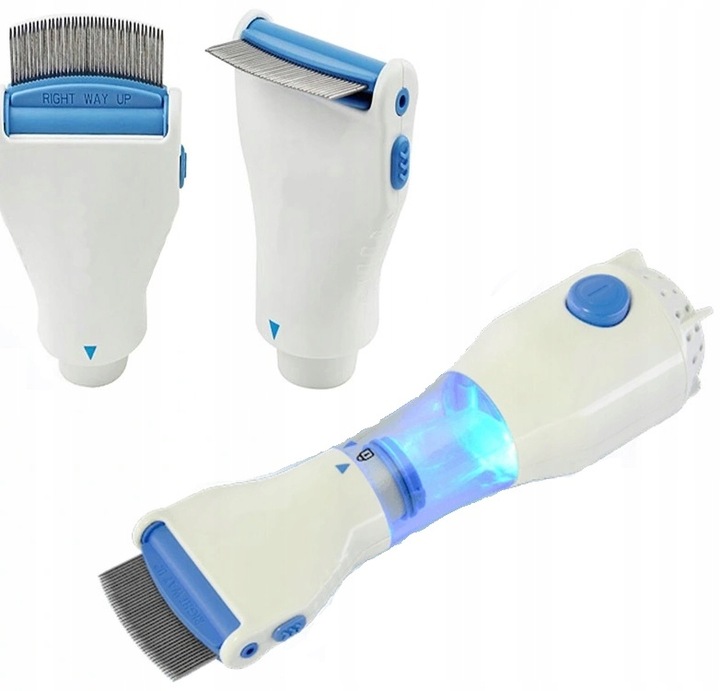 GRZEBIEŃ NA WSZY GNIDY USUWA PCHŁY ELEKTRYCZNY FILTR ODKURZACZ TERMINATOR