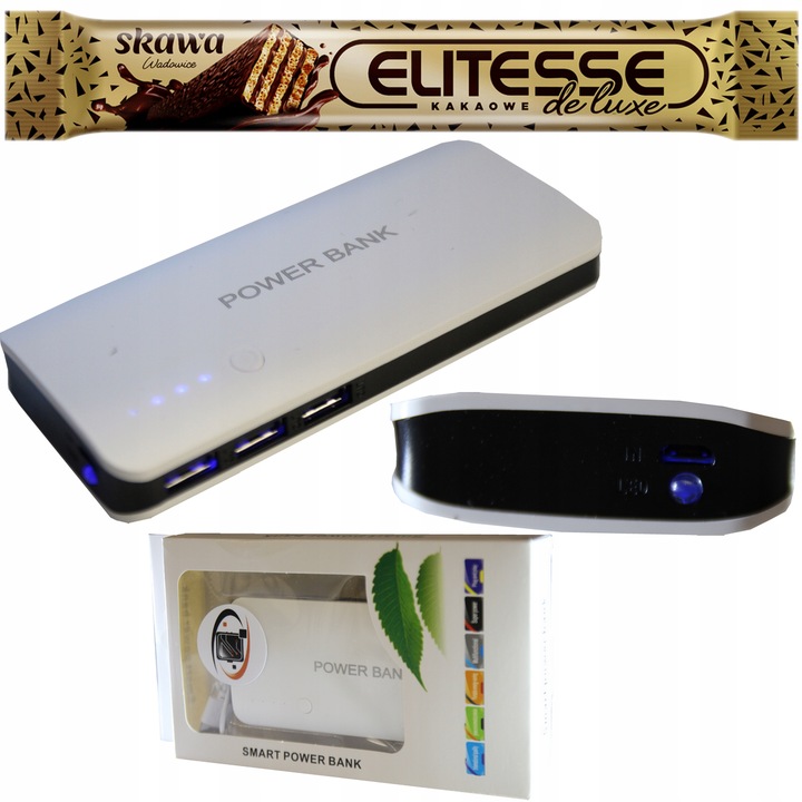 Power bank 50000mAh powerbank Wyświetlacz 3xUSB Latarka KOLORY SOLIDNY