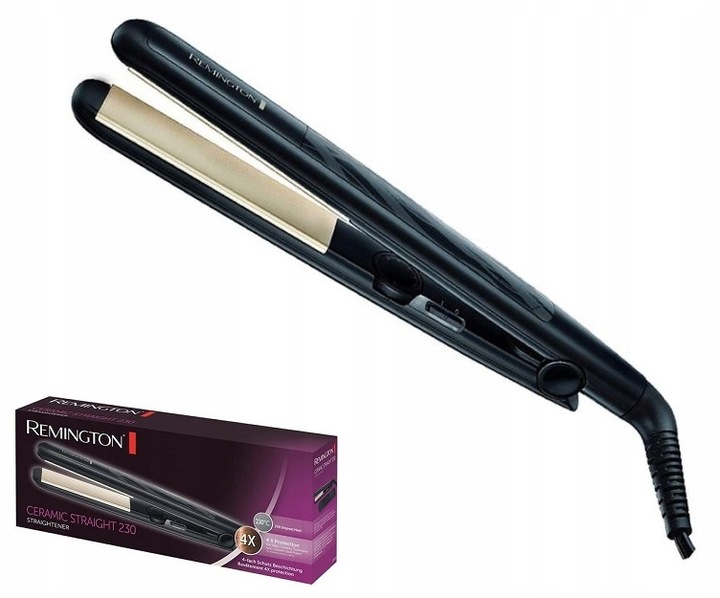 Ceramiczna PROSTOWNICA do Włosów z Powłoką REMINGTON Regulacja TEMP