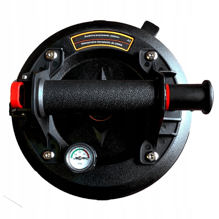 Przyssawka do Płytek Szyb Próżniowa Uchwyt z Pompką i Manometrem