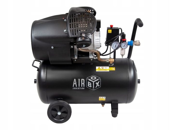 Kompresor Sprężarka olejowa 50L dwutłokowa 2,2kW 230V 10bar Airbox