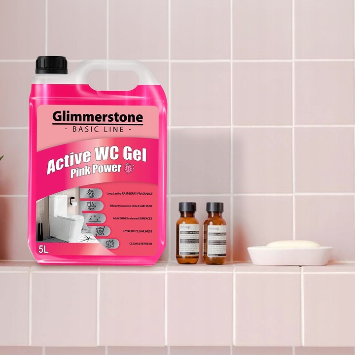 ŻEL PŁYN DO CZYSZCZENIA WC TOALETY SANITARIATÓW TOALET BEZ KAMIENIA 5L