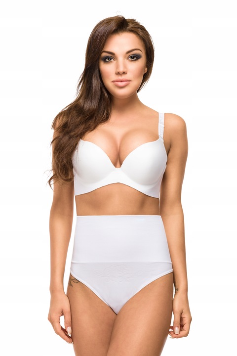 Stringi Majtki Damskie Wyszczuplające KORYGUJĄCE modelujące WYSOKIM STANEM