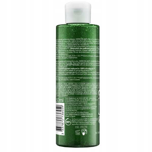 Vichy Dercos Anti Dandruff K szampon przeciwłupieżowy oczyszczający, 250 ml