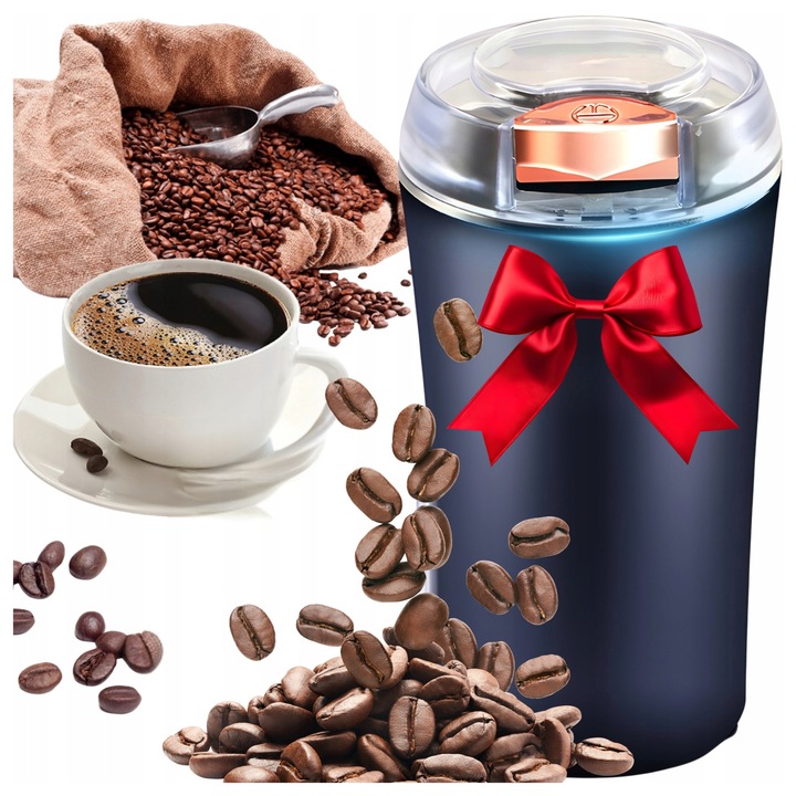 MŁYNEK DO MIELENIA KAWY ORZECHÓW PRZYPRAW ELEKTRYCZNY WYDAJNY MOCNY