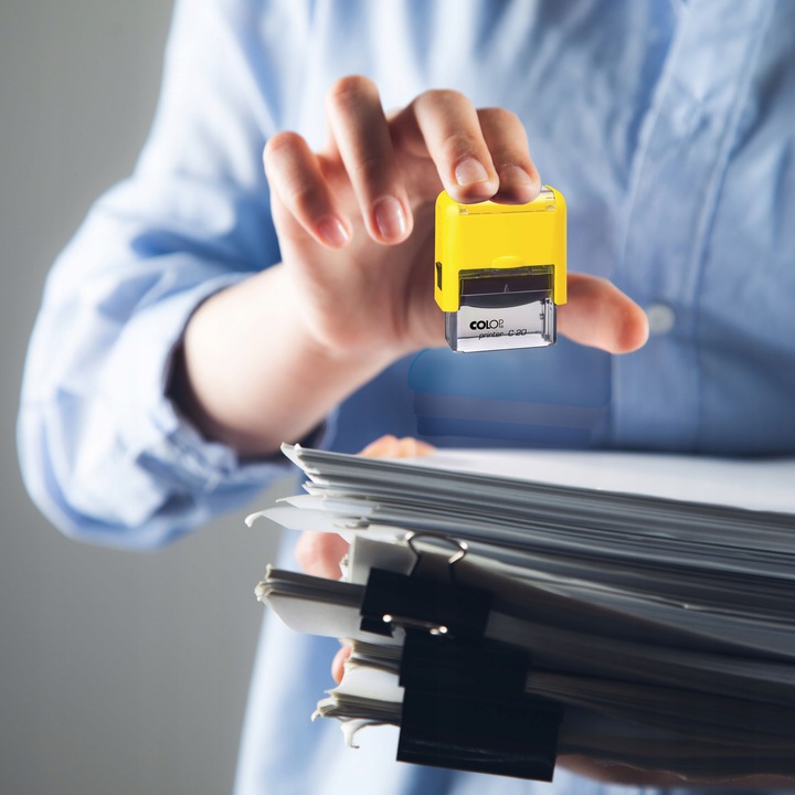 COLOP C20 Pieczątka do 4 wersów FIRMOWA LEKARSKA IMIENNA BIUROWA - kolory