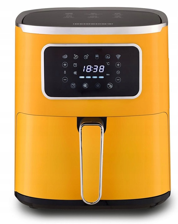 Duża BEZTŁUSZCZOWA FRYTKOWNICA Air Fryer 5L AIRFRYER 1450W 6 Programów